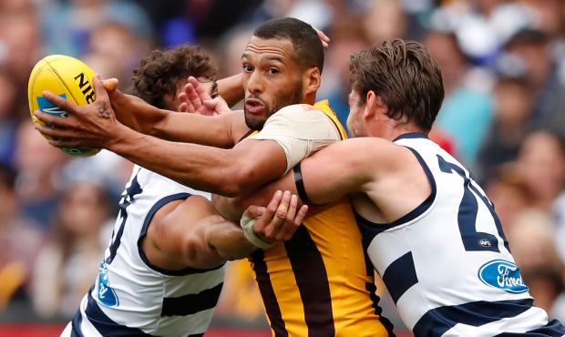 2_04HaGe17AT0830.jpg Josh Gibson's poor start to the year has typified the Hawks' malaise - ${keywords}